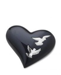 Birds of Peace Heart Keepsake